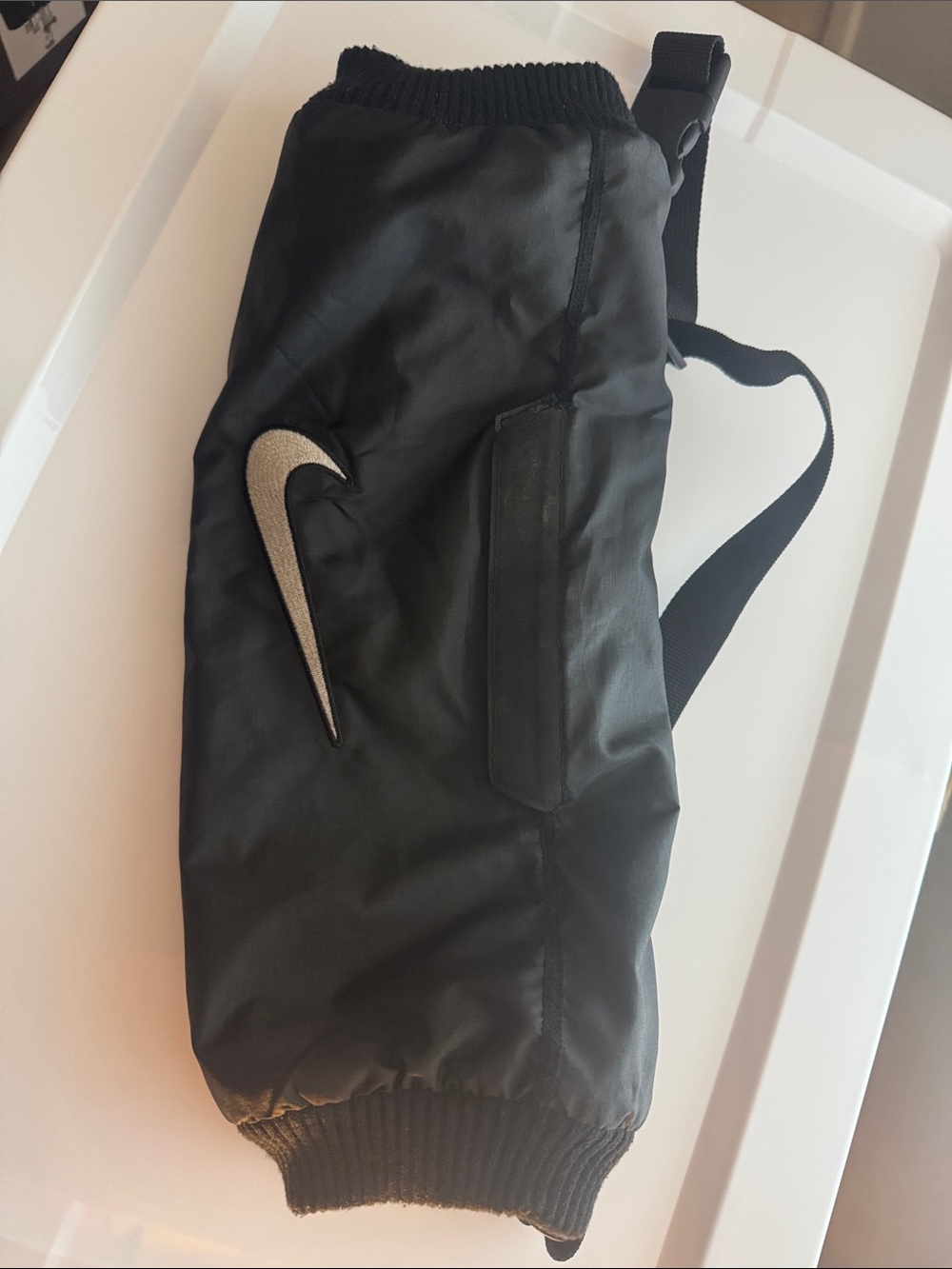 Nike Black adjustable Waist hand warmer bag for football season